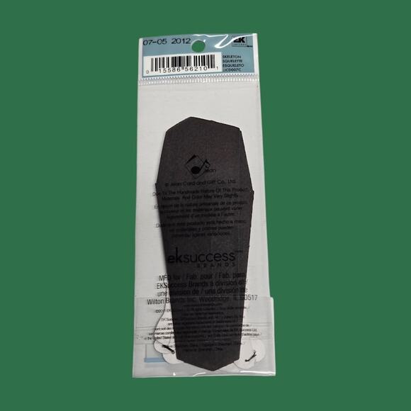 Halloween Stickers Jolee's White Pumpkin Glitter Gem Repeats Articulate Skeleton - Picture 3 of 8